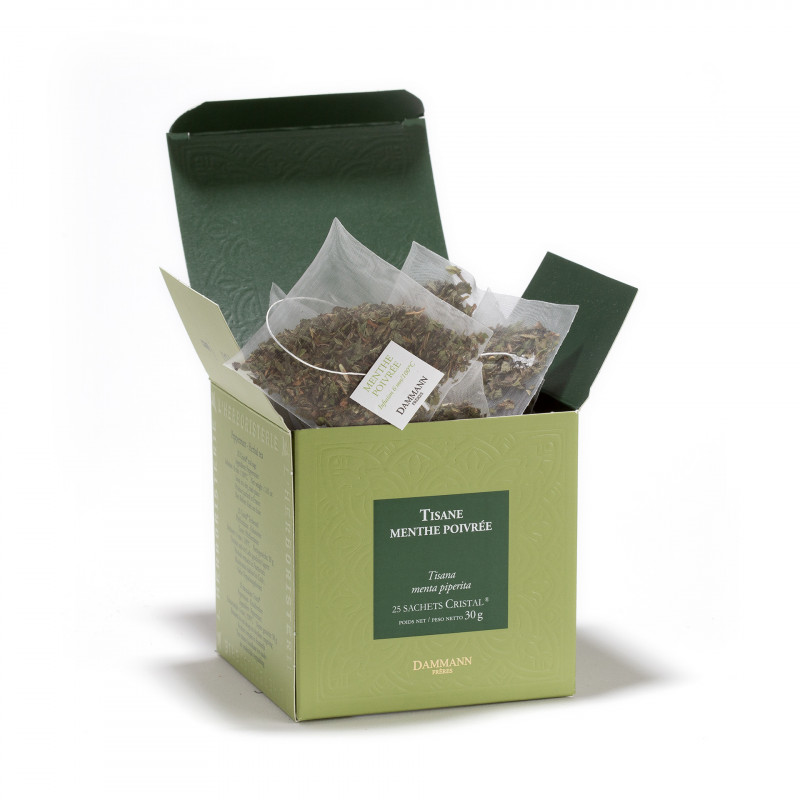 Tisane Menthe Poivrée - 24 Sachets Cristal Suremballés