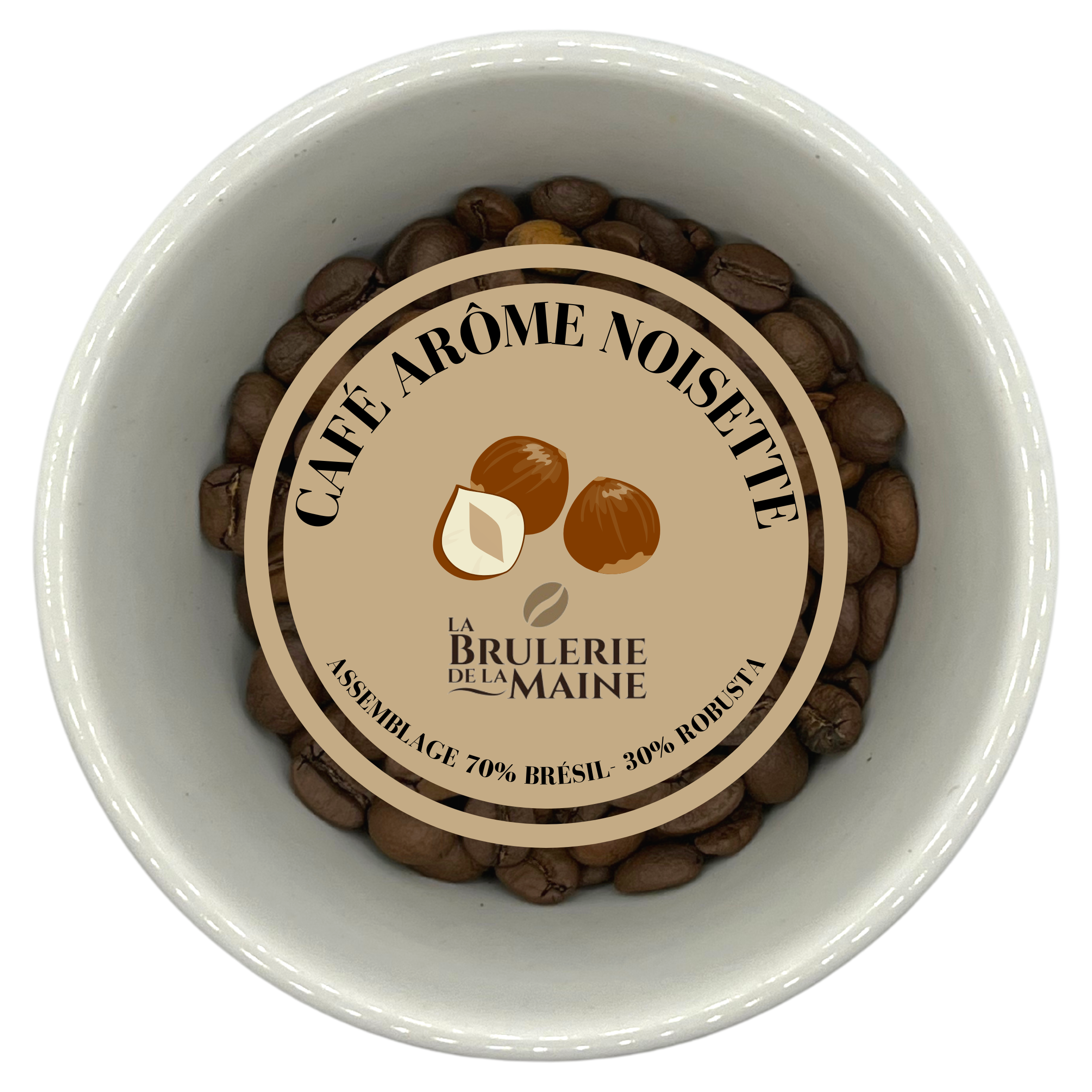 Café aromatisé noisette (250g) - Café moulu